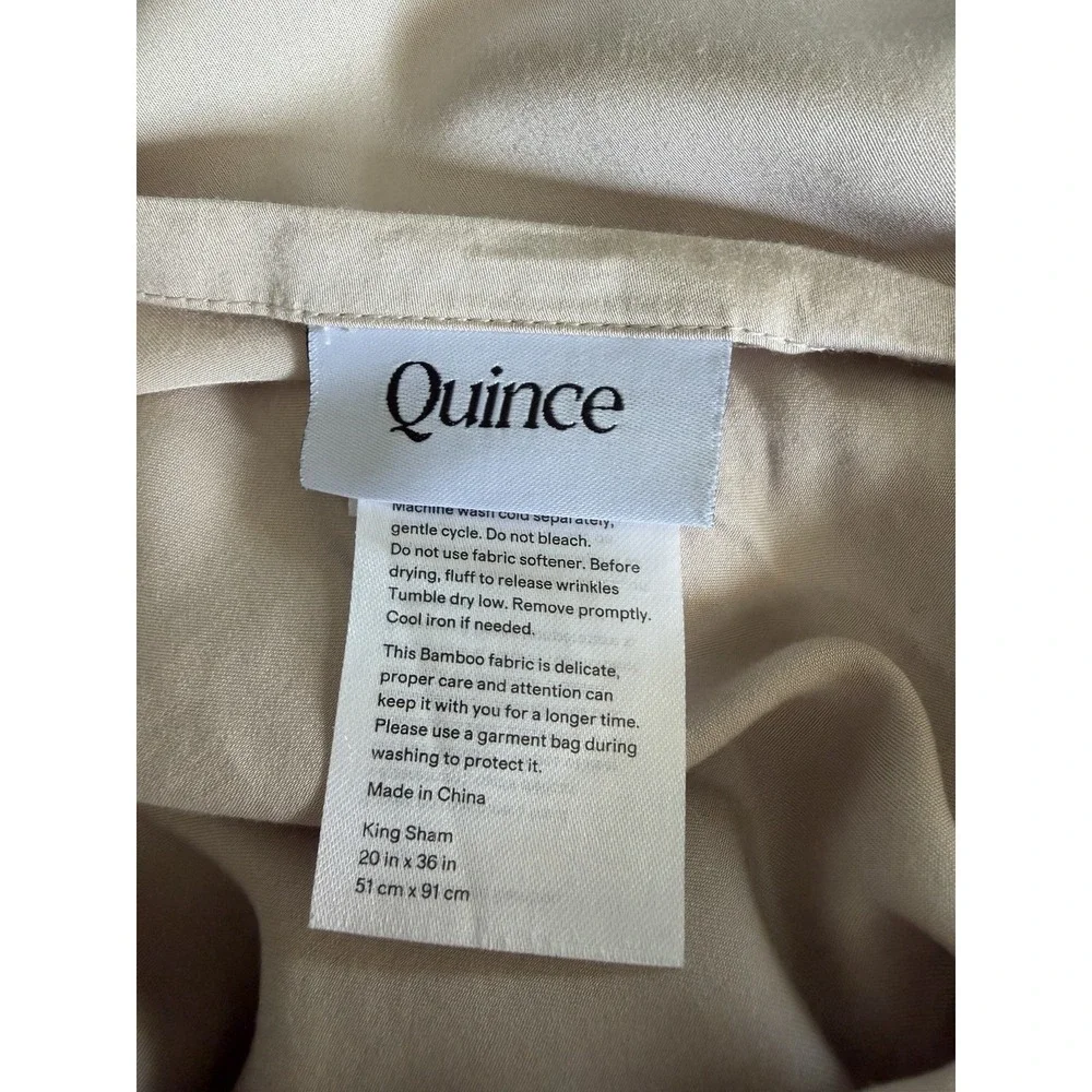 Quince bamboo pillow